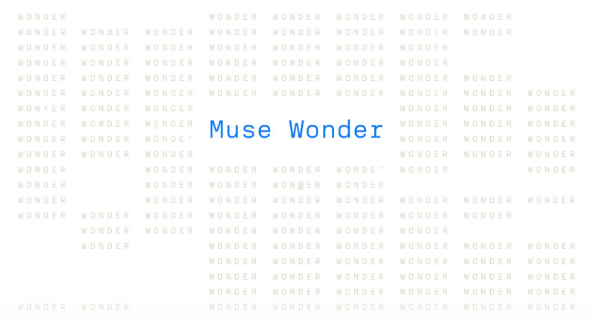 Обложка анонса Muse Wonder