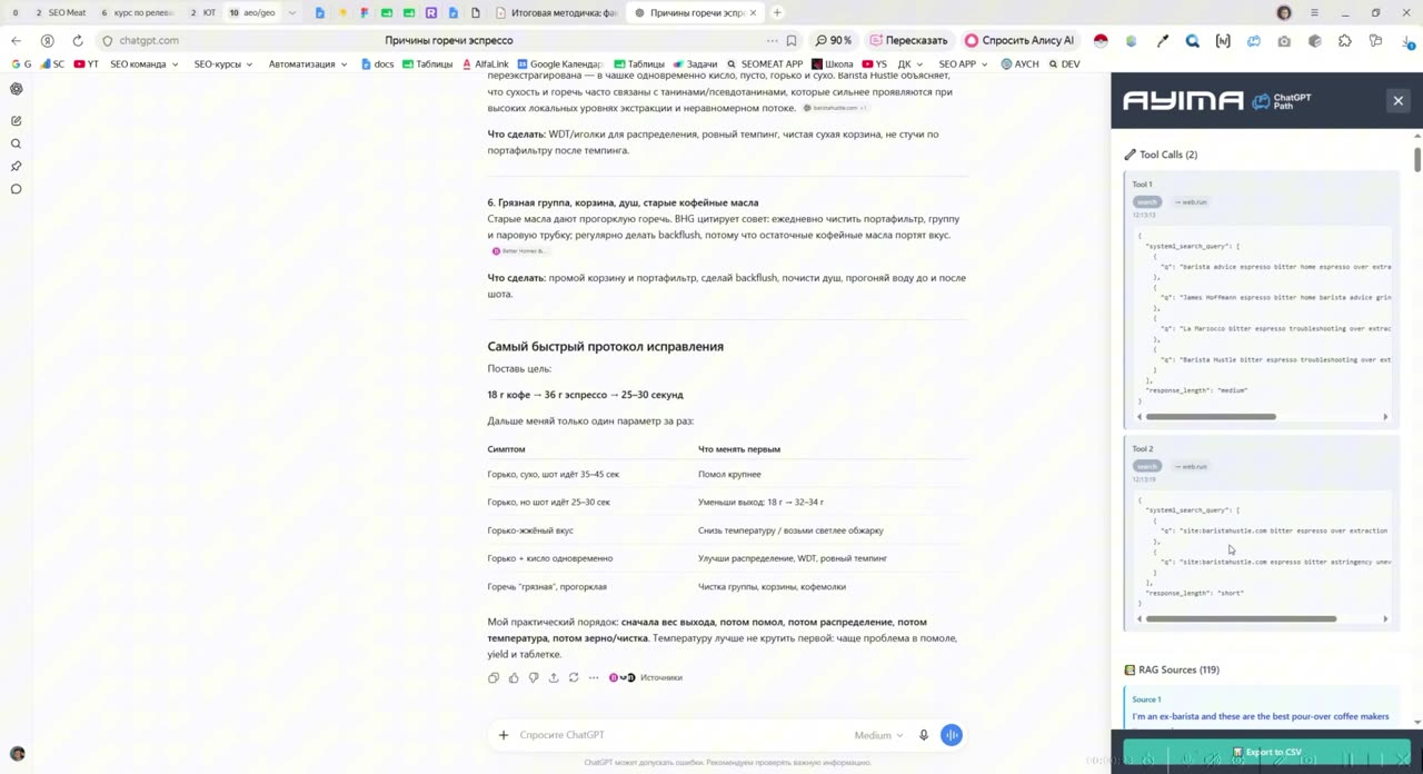 Тематическая специализация домена как фактор цитирования в ChatGPT